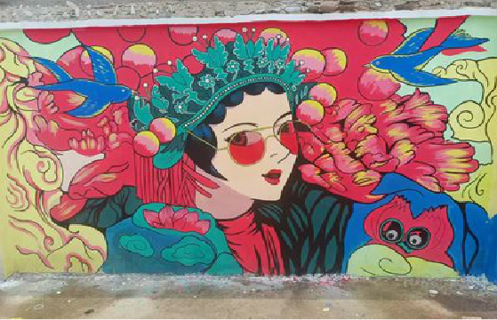 亳州墙体彩绘-网红墙