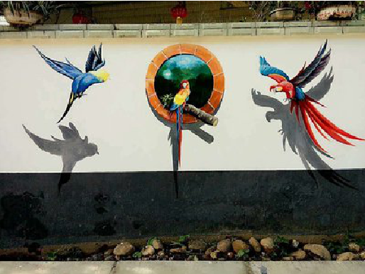 亳州视觉错位-3D墙绘设计