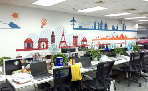 亳州教你设计办公室墙绘的方法。