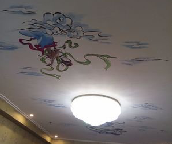 亳州如何快速绘制天花板上的手绘墙？