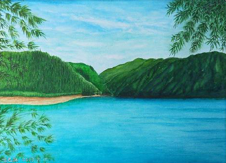 亳州在墙绘中，如何绘画绿水青山？